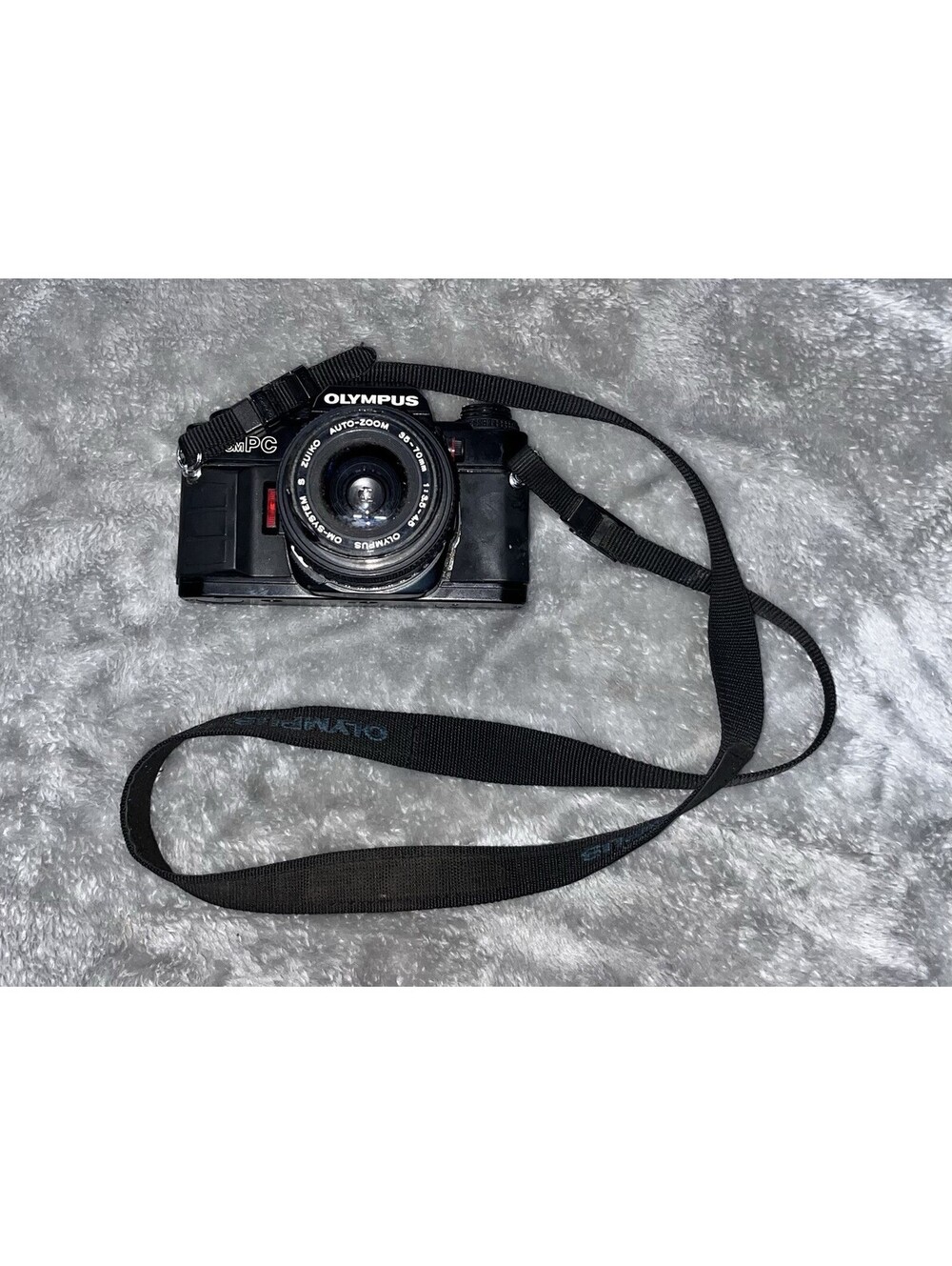 Olympus OM-PC 35mm SLR Film Camera W/ Zuiko 35-70mm Lens Works